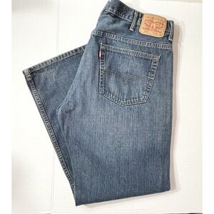 Levi's 569 Jeans Men's 38x32 Loose Straight Fit Dark Wash Baggy Classic Heritage